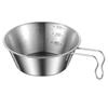 Lightweight Sierra Cup Stainless Steel Portable Bowl Durable Camping Cup  Picnic