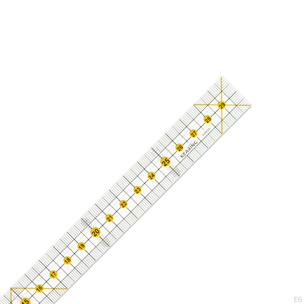 Acrylic Sewing Ruler Tool Quilting Guide Patchwork Cutting Cloth Manual for