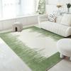 Imitation Cashmere Abstract Contrasting Color Living Room Carpet Geometric Coffee Table Sand Mat Blanket Green Stripe Splicing Carpet Floor Mat