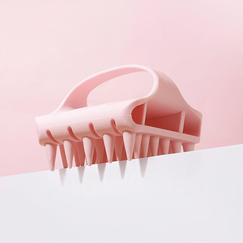 Silicone Shampoo Comb Skin Massage Shampoo Brush, Scalp Massage Comb, Bathroom Cleaning Shampoo Comb Beauty Tools