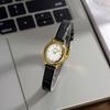GEDI Vintage Malé hodinky Dámské Elegantní Oválné Kožený řemínek Quartz Dámské hodinky Náramkové Vodotěsné Módní
