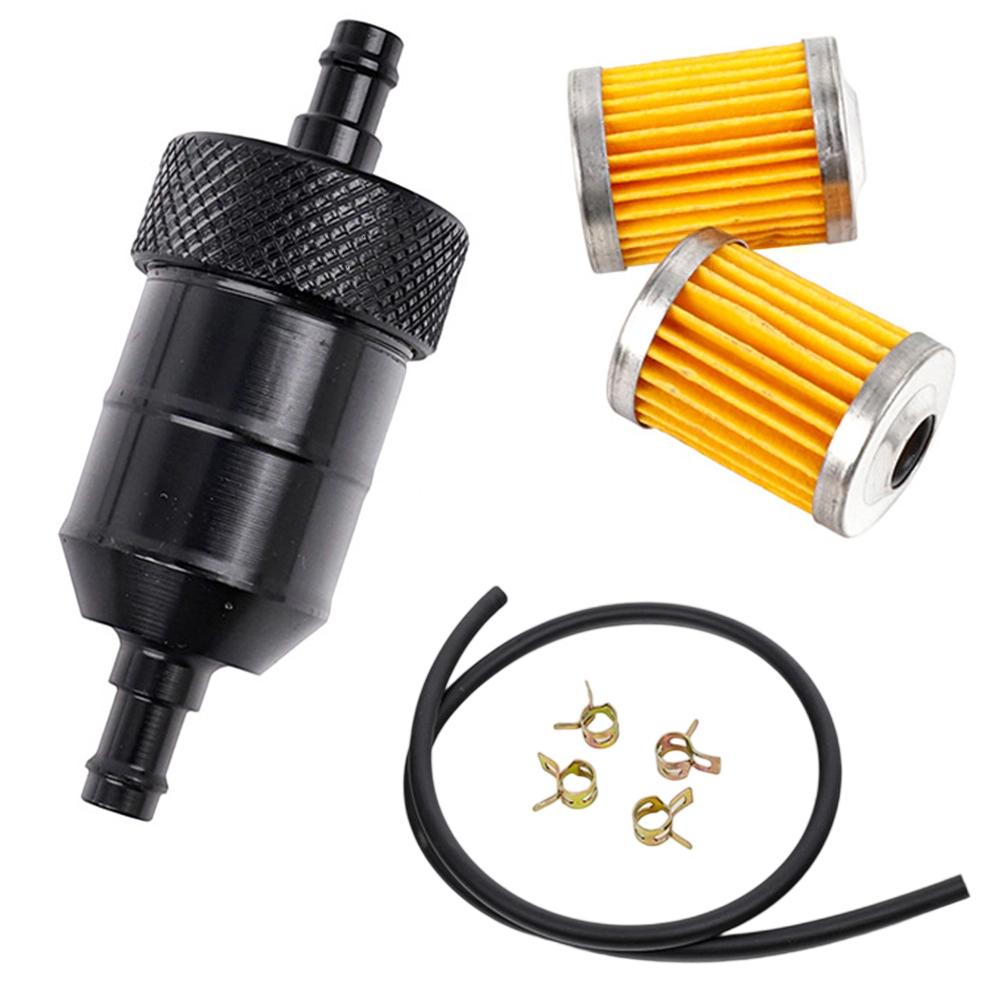 Cleanable Fuel Filter Element Accessory Easy Installation Filter CNC Aluminum Filter Aluminum Alloy Construction