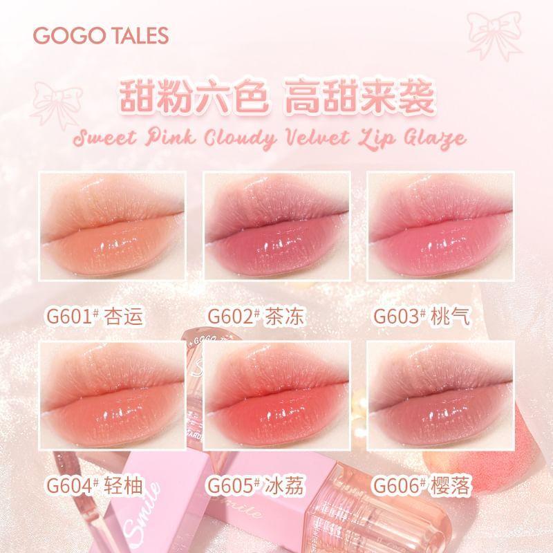 GOGO TALES - Rosa Wolken Lippen-Gloss (4-6)