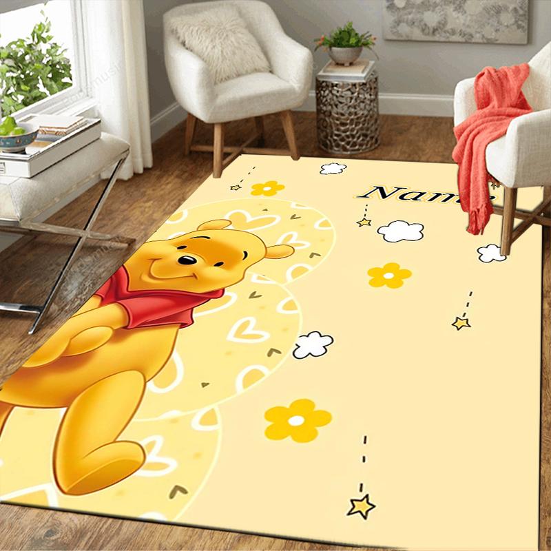 Custom 1Pc Winnie Pooh Honey Adventure Rug Office Carpet Indoor Outdoor Entrance Doormat Nonslip Soft And Comfortable Living Room D916358