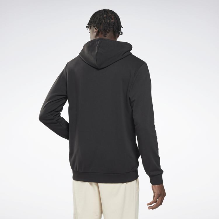Reebok Letter Pullover Sweatshirt Men sweatshirts Black GR8475
