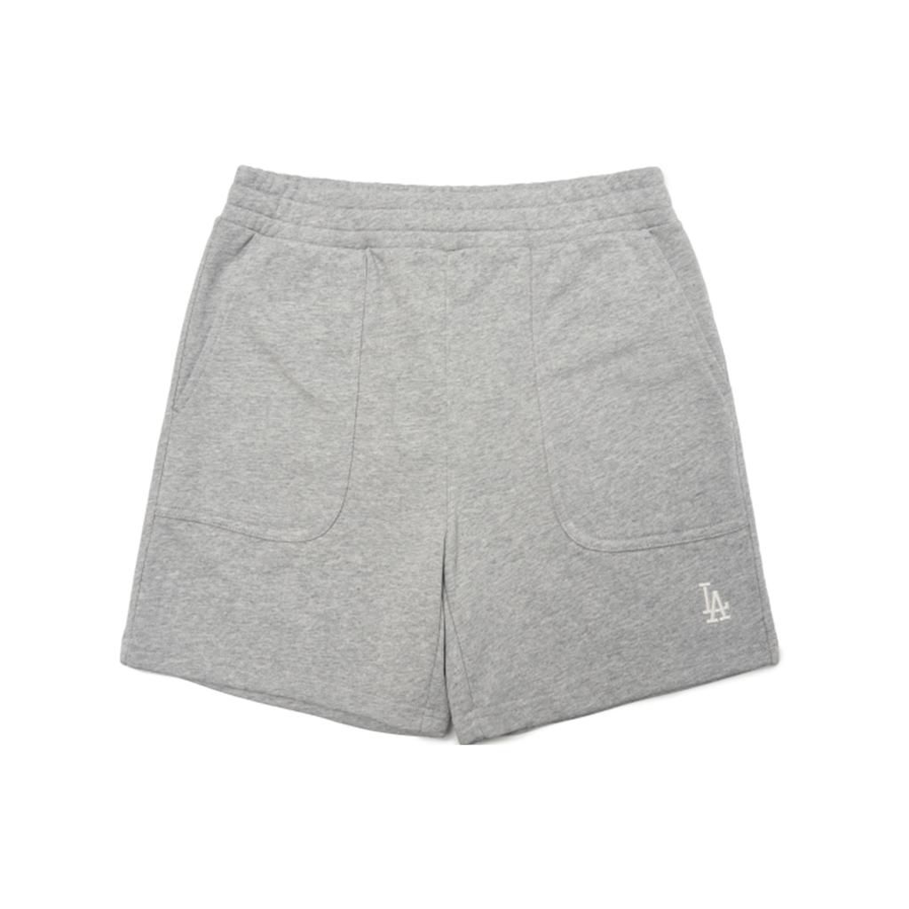 New MLB Base Logo Casual Shorts Unisex Gray 3ASPB0123-07MGS