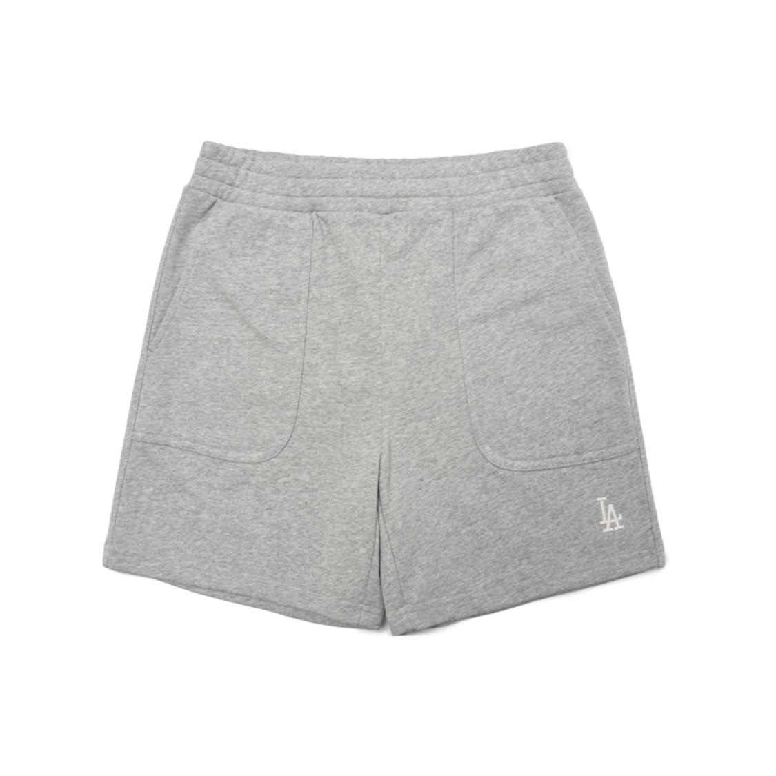 

New MLB Base Logo Casual Shorts Unisex Gray 3ASPB0123-07MGS M