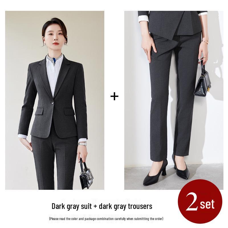 Women's Postal Workwear: New Postal Savings Bank of China Uniform Jacket and Trousers Suit