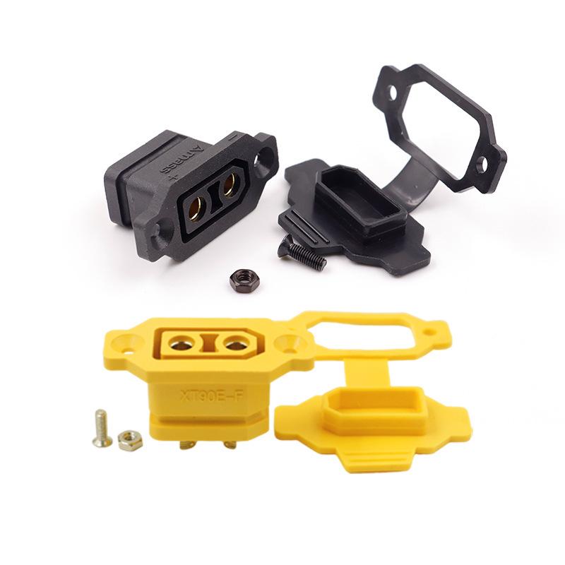 XT90E-F Female Connector, Fixed High Current, Gold-Plated, RC Model Plug