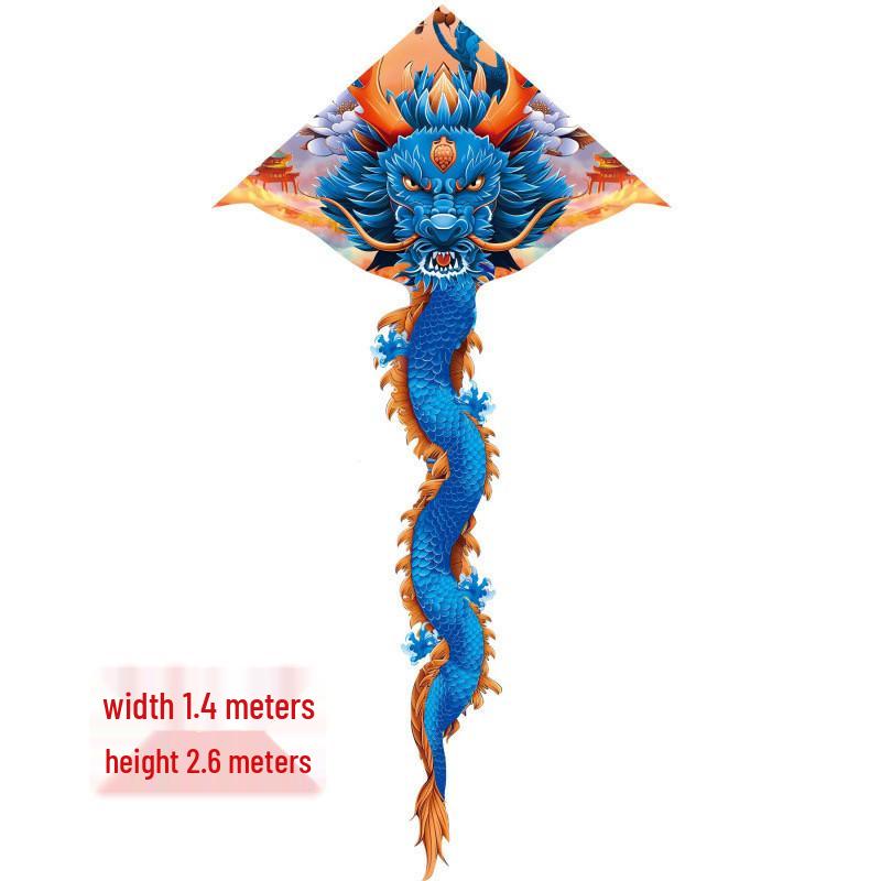 Long-tailed Dragon Kite - Easy to Fly in Light Breeze, Ideal for Cross-border Trade