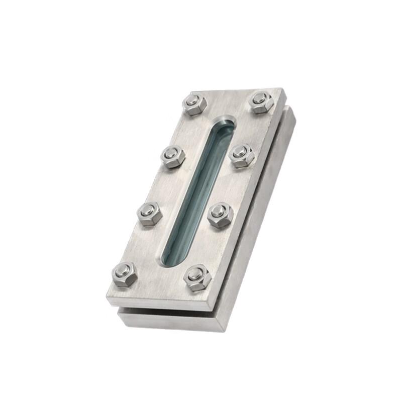 HNYH 304 Stainless Steel Flanged Rectangular Sight Glass
