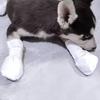 4Pcs Pet Foot Cover Soft Comfortable Wear Resistant Disposable Pet Dog Foot Claw Cover Pet Supplies