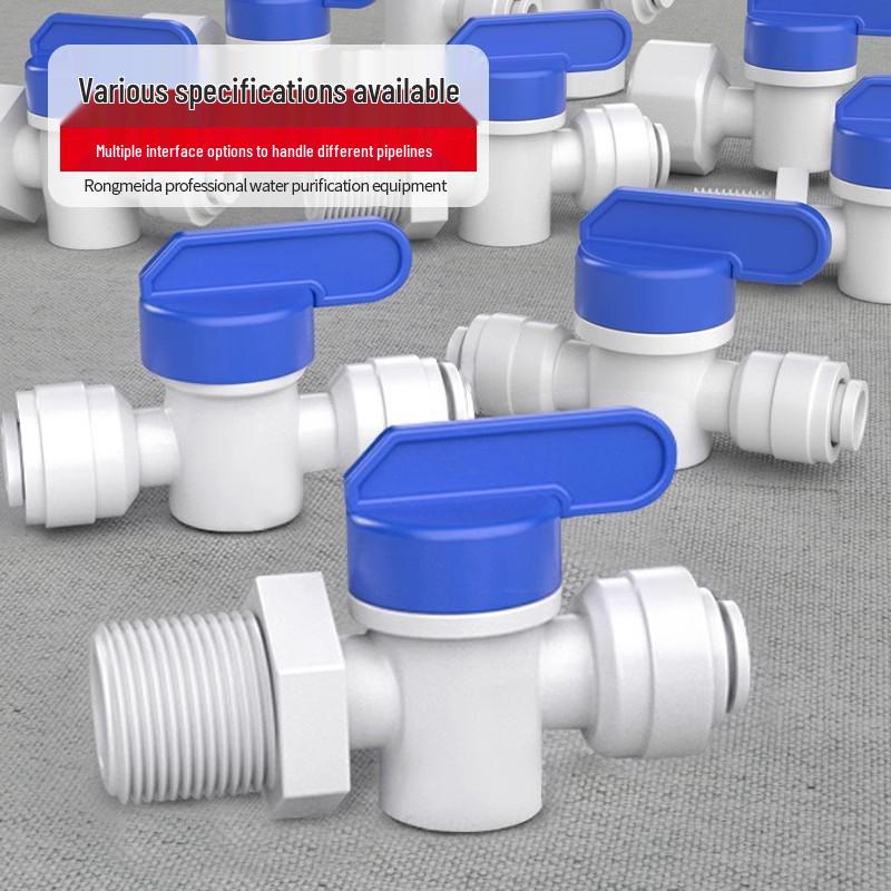 4-Minute to 2-Minute Quick Connect PE Ball Valve for Water Purifier