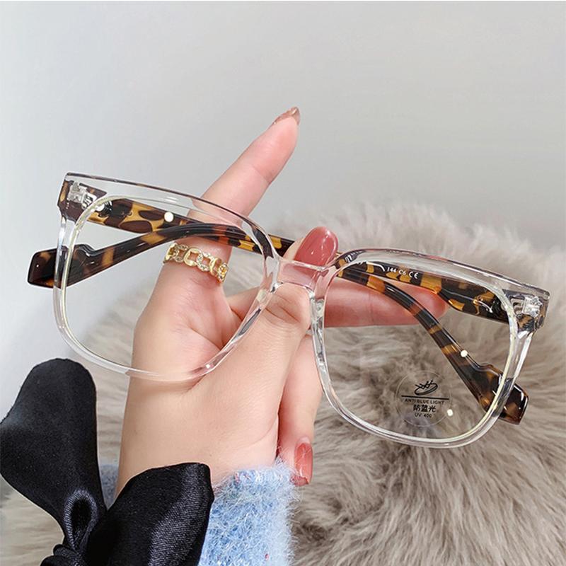 New Fashion Square Women Reading Glasses Anti Blue Light Optical Glasses Frames Computer Eyewear Presbyopia Eyeglasses +2 +4