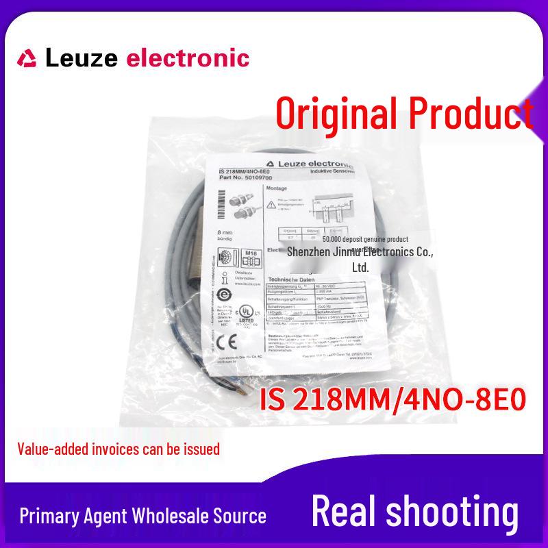 Leuze IS 218MM/4NO-8E0 M18 PNP Proximity Sensor (Normally Open)