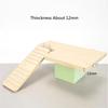 Functional Wooden Hamster House Desk Platform Pet Stand Toy Station Board Pet Products Hamster Cage Golden Bear Toy Supplies
