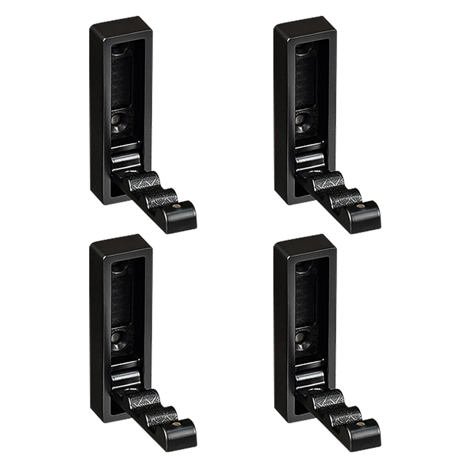 

4 шт. выдвижных настенных крючка для ванной комнаты, складные и экономящие место, улучшенные настенные крючки для подвешивания одежды и аксессуаров 2