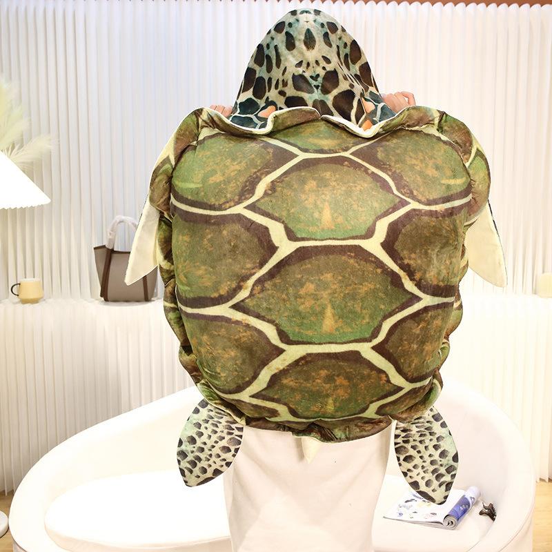 Large Turtle Hooded Turtle Shell Doll Suit Plush Toy Can Wear Turtle Shell Doll Stage Event Performance Props