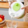 Centrifuga per Insalata da Cucina Multifunzione con Cestello Drenante, Affettatrice per Verdure e Grattugia