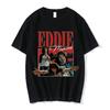 Eddie Munson Graphic Men's Fashion White Oversized Short Sleeve T-Shirt and Text Soft Fabric Casual Trendy Daily Wear Tee Tops