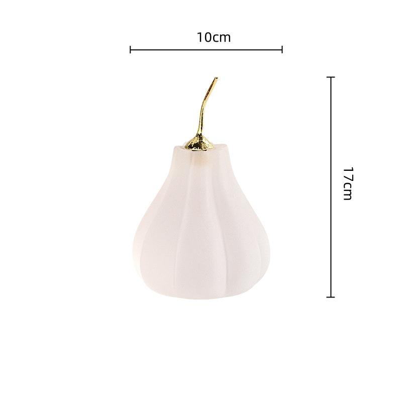 Creative Resin Handicrafts Marble Pumpkin Figurine Transparent Frosted Finish Pumpkin Statue Home Decoration Accessories