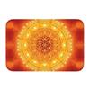 Metatron Cube with Merkaba and Flower of Life Front Door Mat Non-Slip Waterproof Interior   Kitchen Bedroom Rug
