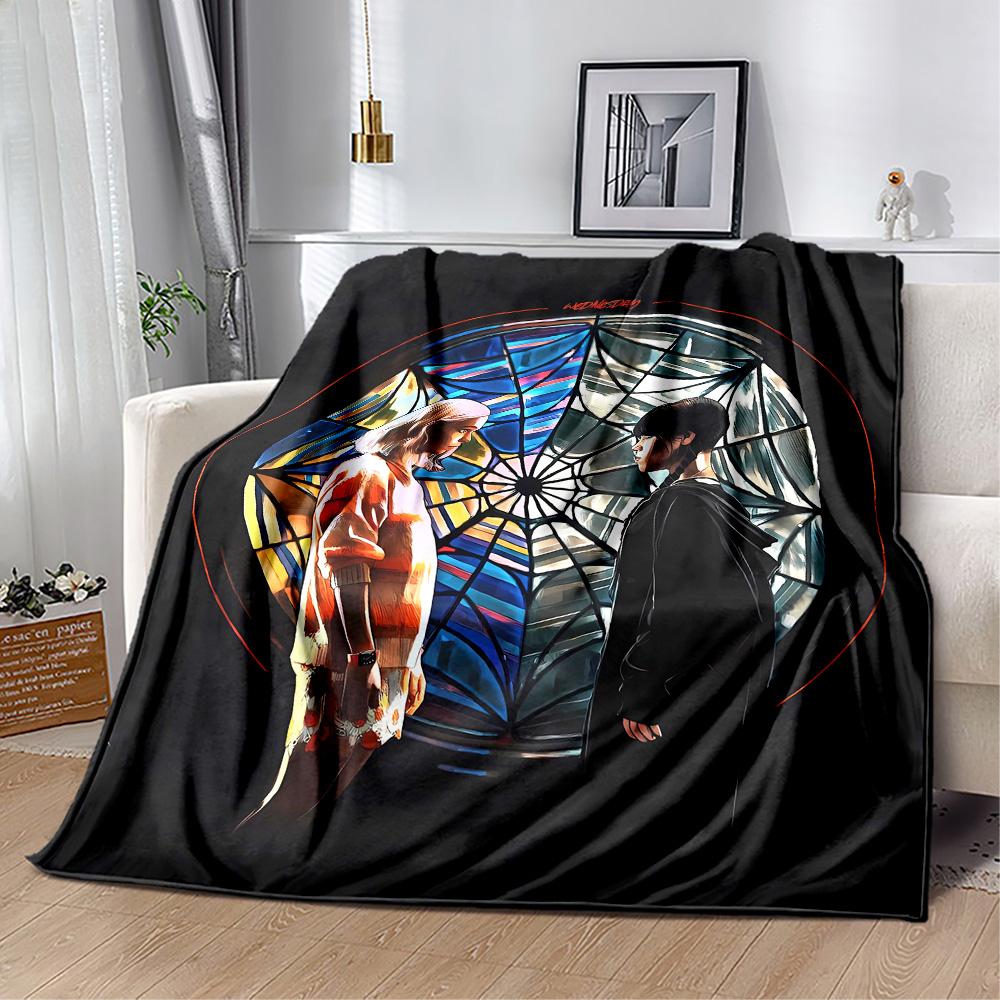 Wednesday Addams Clockwork Blanket Suitable for sofas,travel, living rooms also a good gift for friends and family Suitable for all seasons.