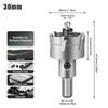 Carbide Tip Drill Bit Hole Saw 15-100mm Drill Bit Hole Saw Cutter For Stainless Steel Metal Alloy Drilling