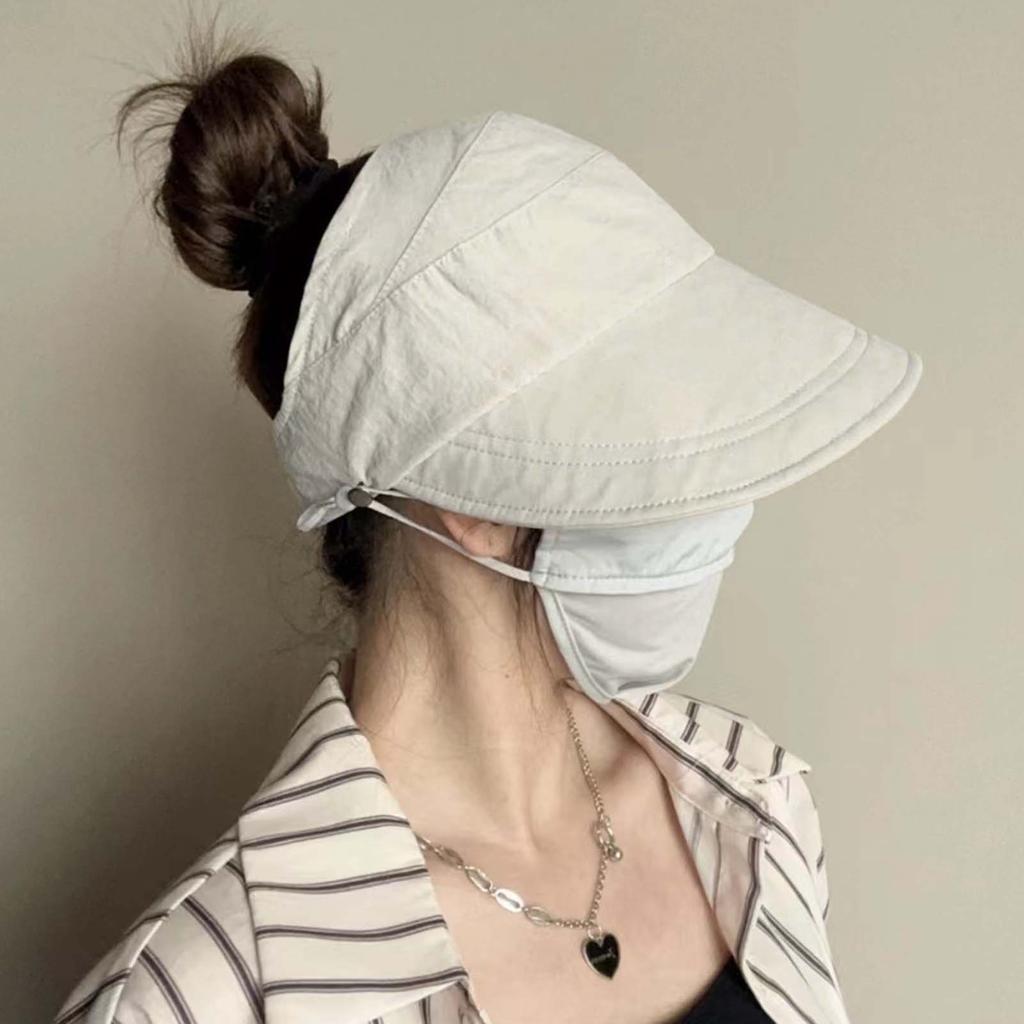 Cappello da Sole da Donna Cappello Asciugatura Rapida Cappello Estivo Vuoto Pieghevole da Donna Migliorato Può Appendere la Maschera Visiera da Esterno Sottile Cappello Parasole Asciugatura Rapida