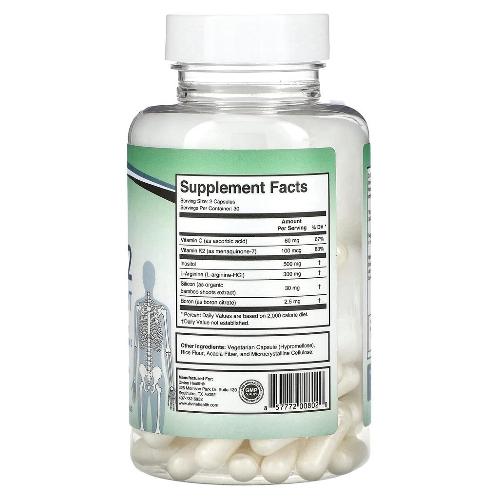 James Colonie'S Silical 2, Bone Support, 60 Capsules