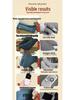 Electric Moxibustion Wool Foot and Leg Warmers - Heated Knee Pads and Hot Compress Therapy Boots
