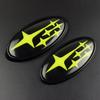 2PCS Acrylic Car Front Logo Rear Badge Emblem Sticker for Subaru XV Outback Impreza BRZ WRX STI Legacy Forester Accessories Y3