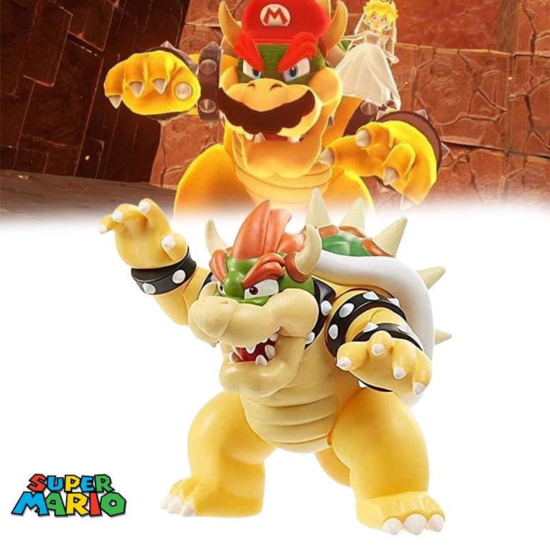 Super Mario Bowser Figurine Jouet en PVC Hauteur 10cm Modèle Collectionnable Dessin Animé