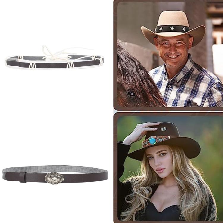 FedoraCowboy HatAccessories Beaded Hat Belt Panamas Hatband Western CowboyHat