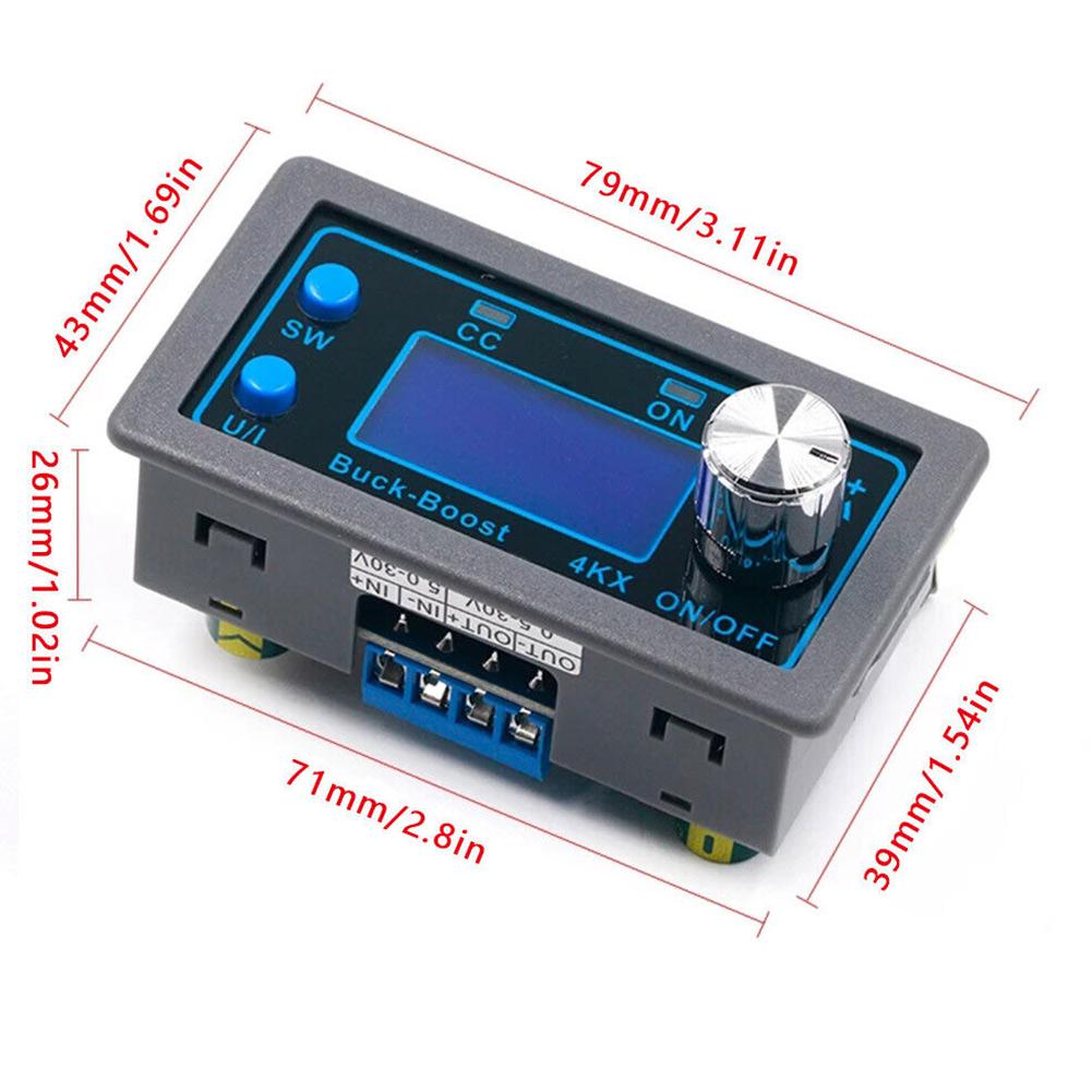 5.0-30V Converter 50W Heat Dissipation Durable 0.01V Voltage Display