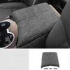 Suede Leather Armrest Box Lid Sheath Shell For TOYOTA Land Cruiser LC300 2024 2025 2026 Central Control Panel Cover Mat