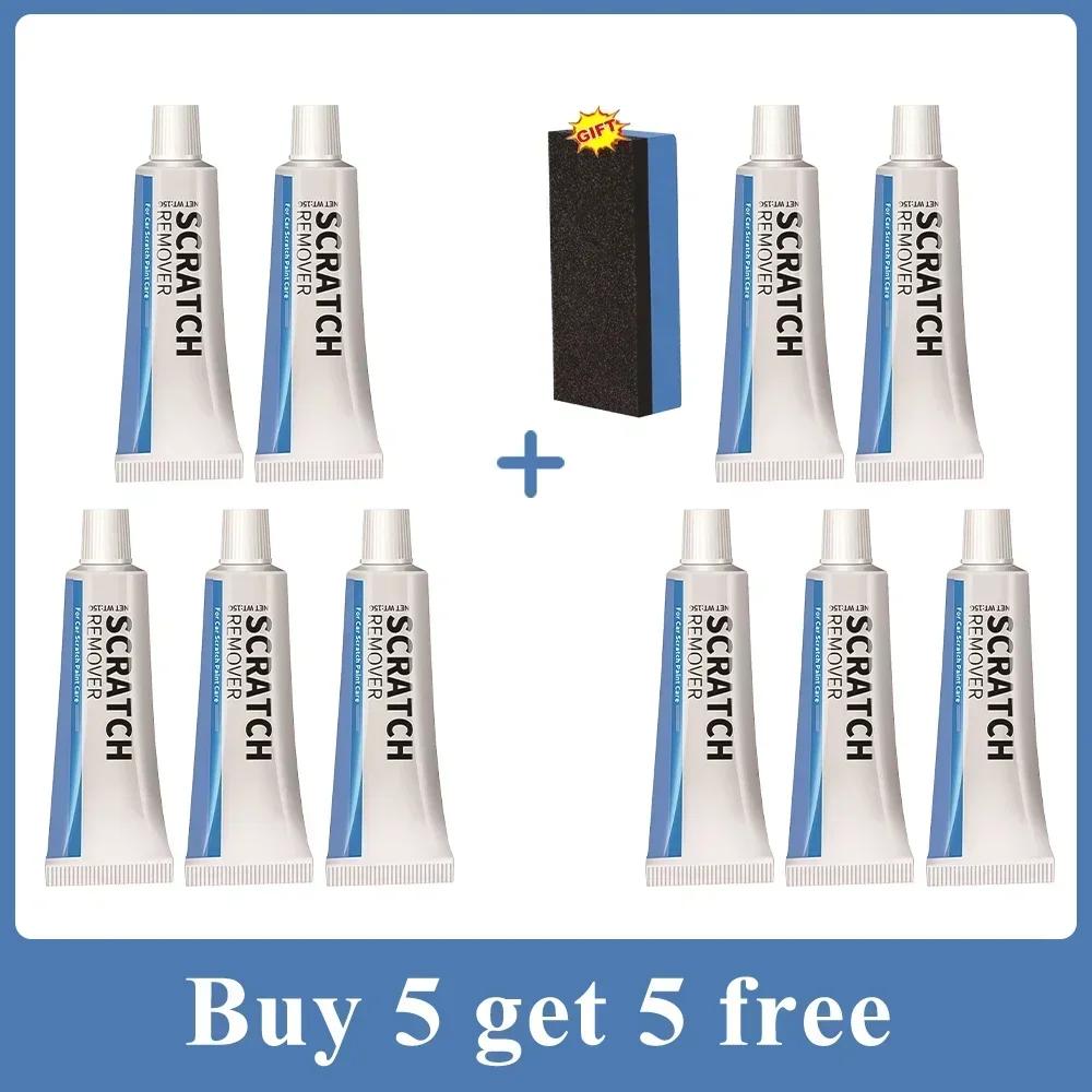 Car Scratch Remover Car Polishing Paste with Sponge, Car Body Paint Care Kit Paint Repair Spray Paint for Car and Motorcycles