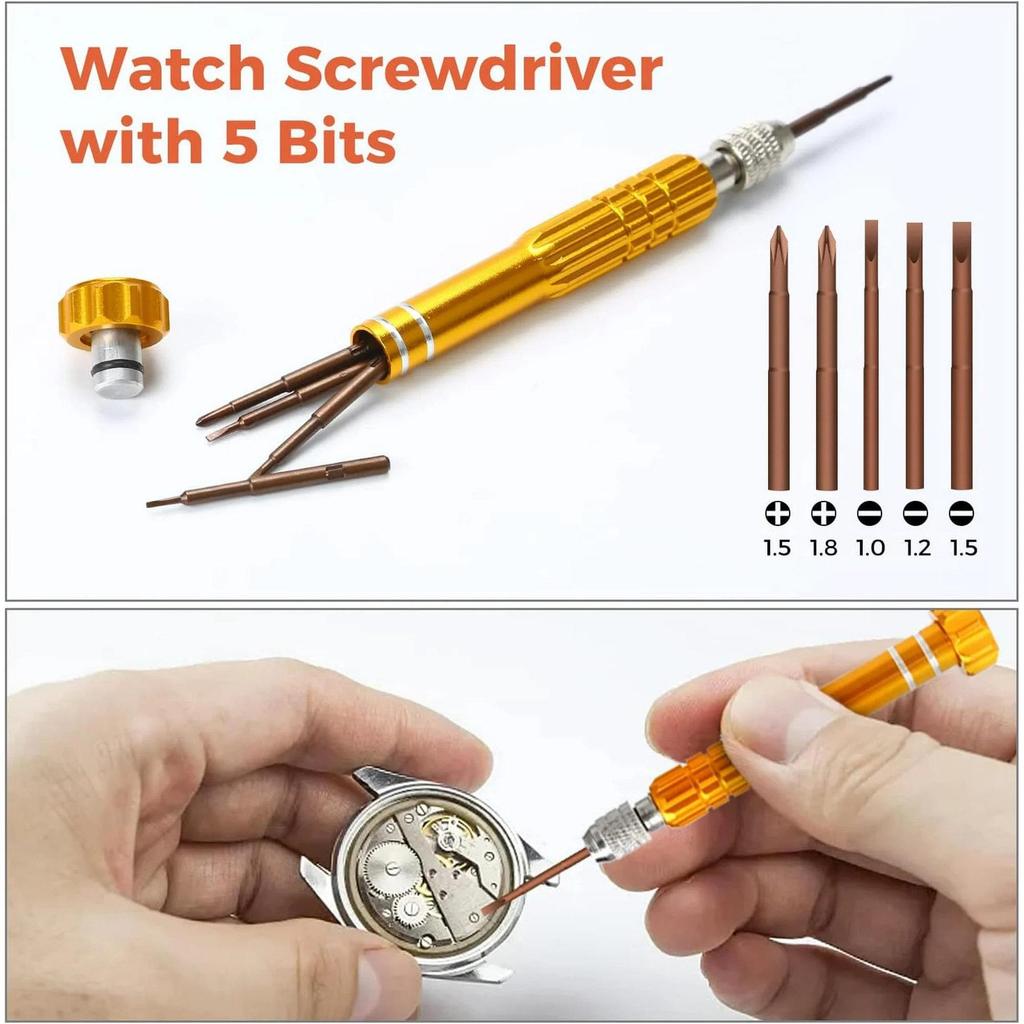Hot-Selling 13-in-1 Watch Repair Kit: Battery Replacement, Screwdriver, Strap Tool
