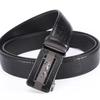 2025 Men's Leather Belt, Automatic Buckle, Crocodile Pattern, Business Casual, Cowhide Waist Belt for Middle-Aged and Elderly.