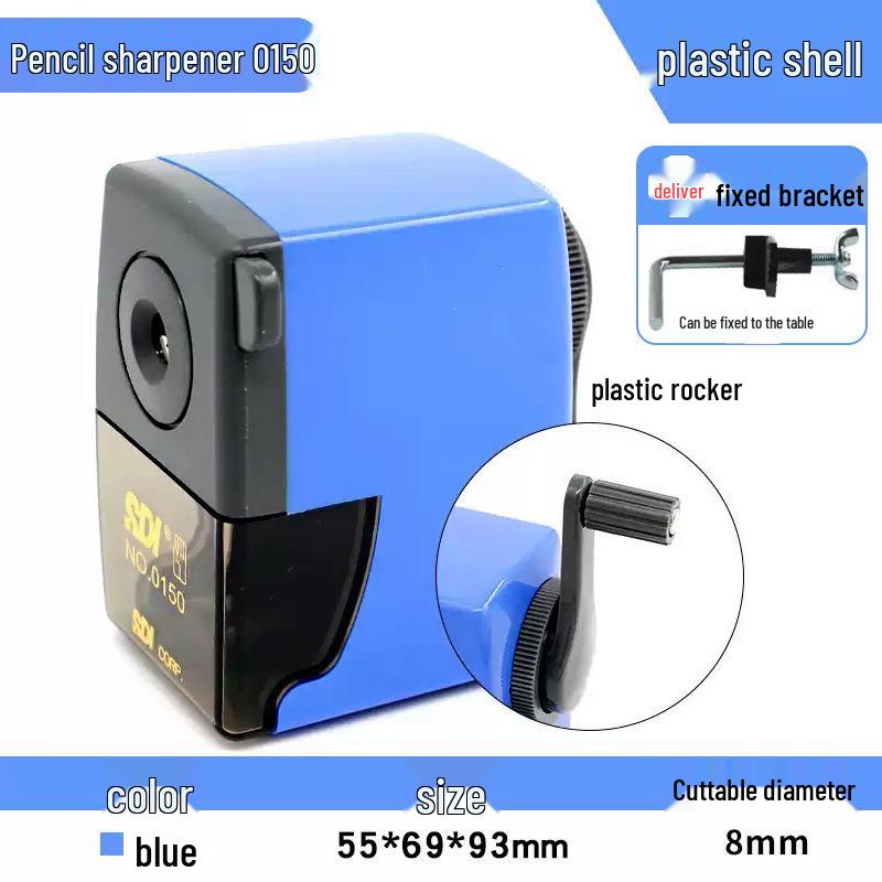 SDI Hand-Crank Pencil Sharpener 0152 - Student Back-to-School Gift