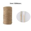 1/3/4/5/10mm Natural Jute Rope Cord, DIY Jute Cord Twine Ribbon  Hemp Rope Crafts Sewing Handwork Gift Wrap Home Decoration