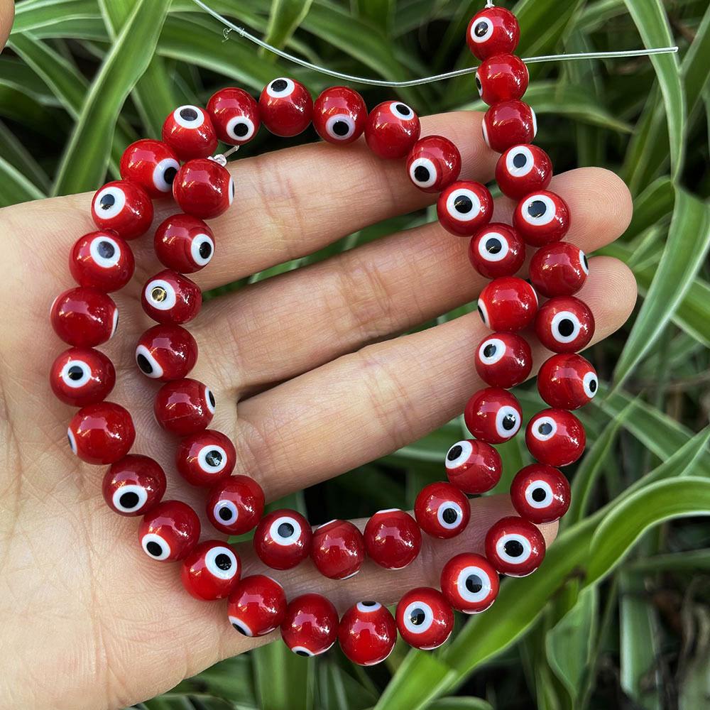 8mm Millefiori Devil Eye Glass Beads for DIY Bracelets & Necklaces