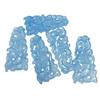 Aquamarine Blue Jade Phoenix Loose Parts for DIY Jewelry: Earrings, Pendants, Accessories.