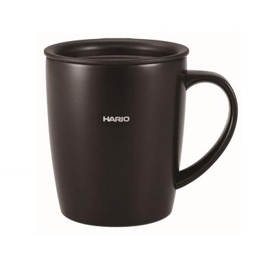 Mug Bottle Black 300ml HARIO Thermal Mug with Lid SMF-300-B