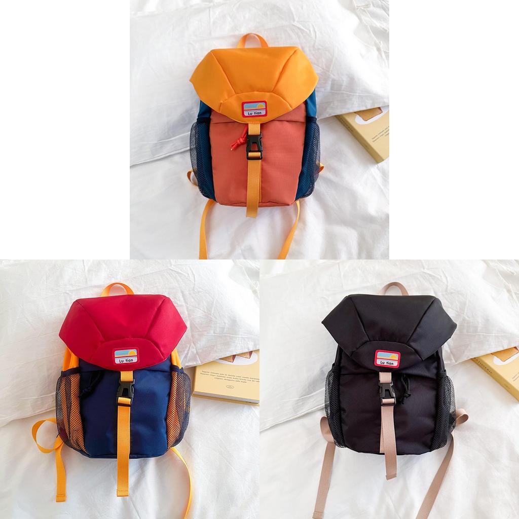Canvas Kids School Backpack With Padded Straps For Preschool Children