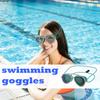 Swimming Goggles Anti Fog UV Protection Adjustable Strap Comfortable Fit Durable Silicone Seal for Adults and Children