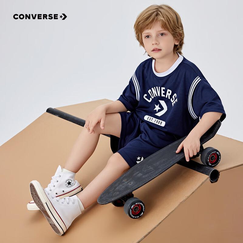 Converse Kids' Summer Star Logo Short Sleeve T-Shirt & Shorts Set