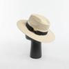 European and American style spring and summer fashion casual hand-woven hollow bow webbing Panama straw hat outdoor sun hat