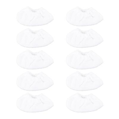 10 pièces Lingettes de rechange pour serpillière vapeur à main Nettoyeur vapeur Chiffons en microfibre Housse Accessoires de remplacement pour