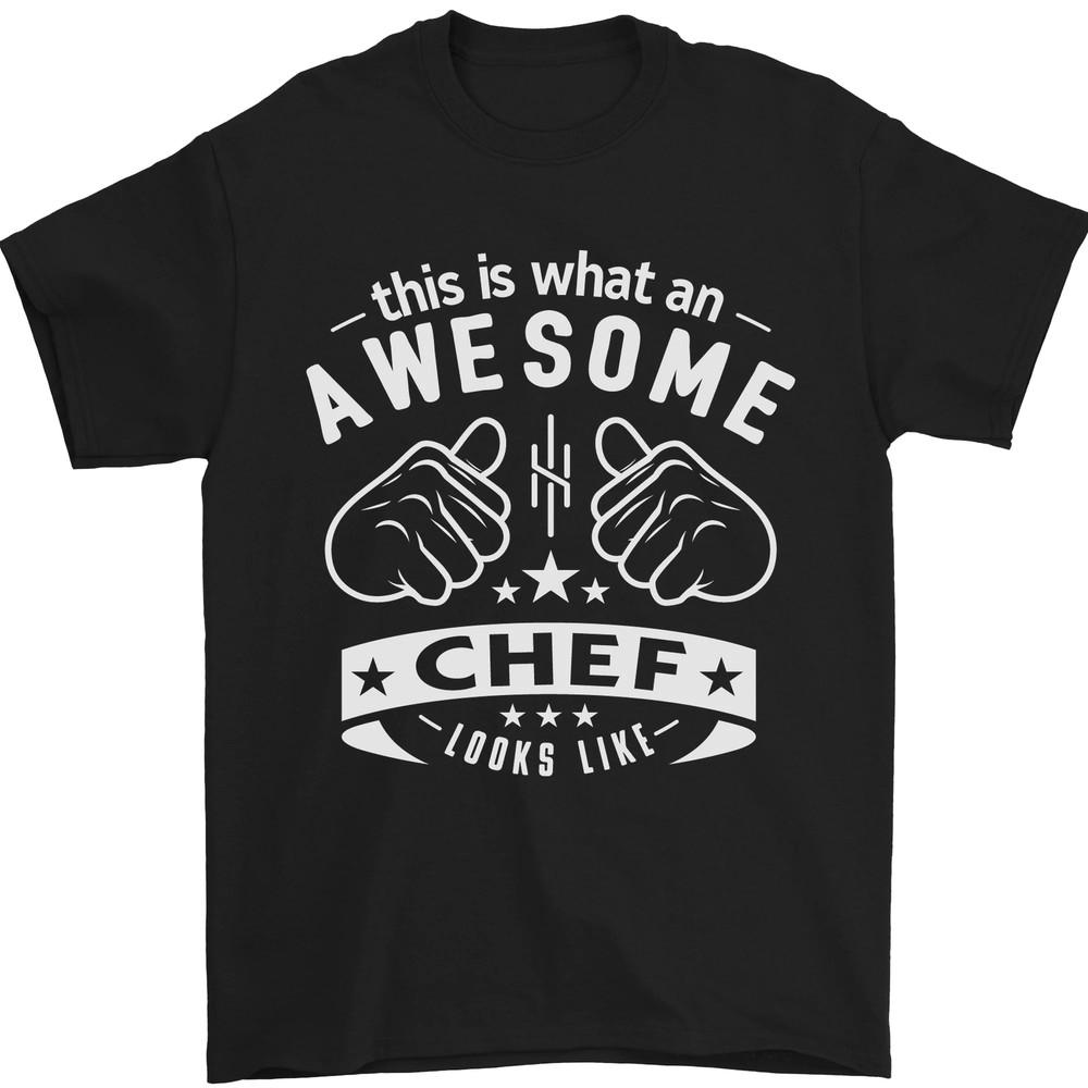 

Awesome Chef Looks Like Funny Cooking Mens T-Shirt Unisex T-Shirt XL